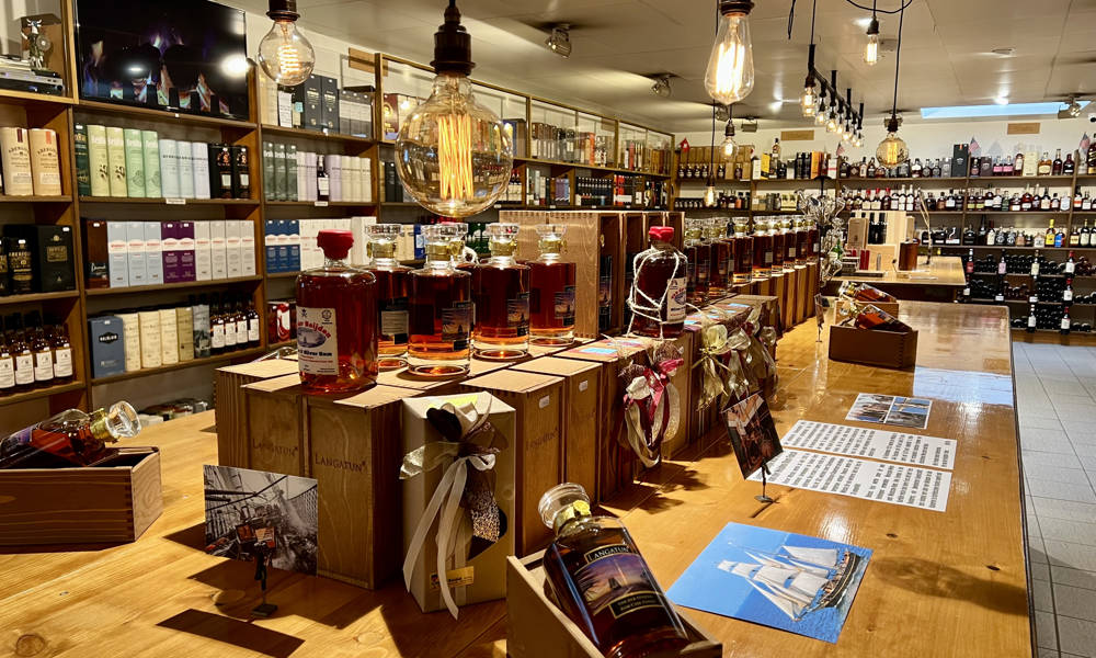 Whiskyabteilung Tres Hombres Whisky